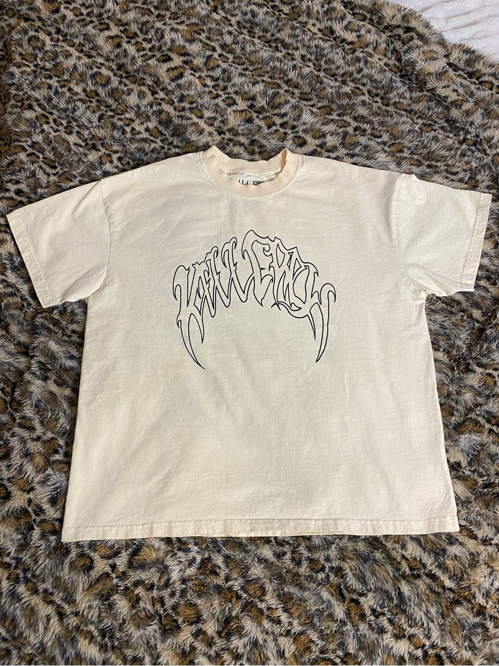 Kill Crew Oversized Tee - Cream Color